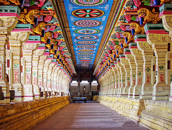 Arquitectura del templo Ramanathaswamy Rameswaram