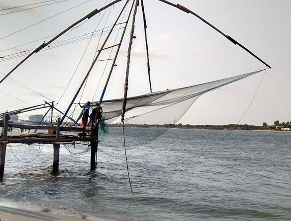 Redes de pesca chinas Cochin