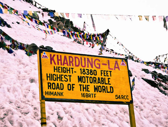 Khardung La carretera más manejable del mundo