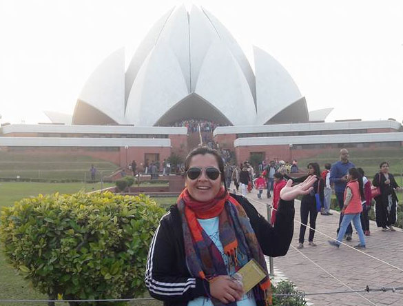 Templo del loto Delhi