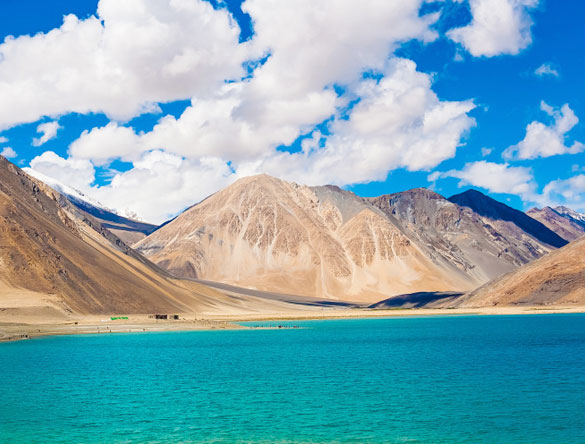 Lago Pangong, es un lago sin litoral más alto